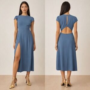 chinese dress ladies Rent The Selia Green Linen Dress By Reformation